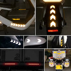 10 Pcs Bike Reflective Bicycle Fender Sticker Car Motorcycle Fluorescent Warning Decor Cycling Luminous Protector New