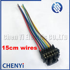 6 Pin Auto connector socket rear lamp 7701477989 7703297051 For Renault Clio II rear light wiring loom repair plug 1998 to 2000