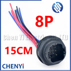 8 Pin Male or Female Waterproof Automobile Connector Electronic Plug 132008-001 132008-000 With Pins