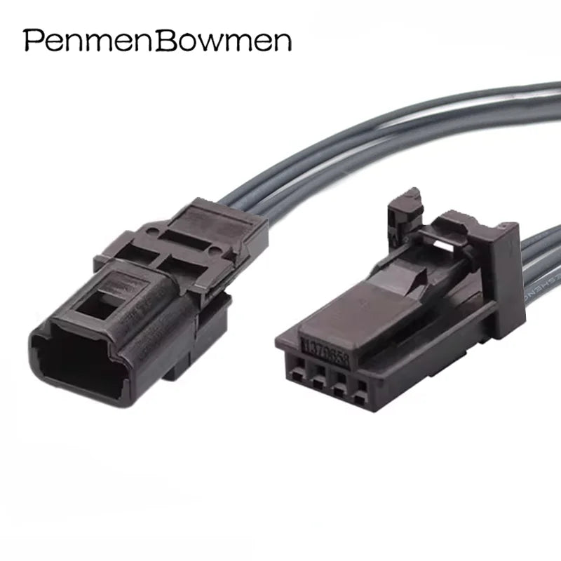 1 Set 4 Pin 1379658-1 Small Current Conn Plug HSG Shell Sheath Electrical Cable Connectors Female Male Wire Harness Plug 1379658