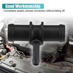 Car Engine Coolant Hose Connector For BMW For MINI Cooper S R53 17127518614 Black Car Uto 3 Way Tee Heater Water Hose