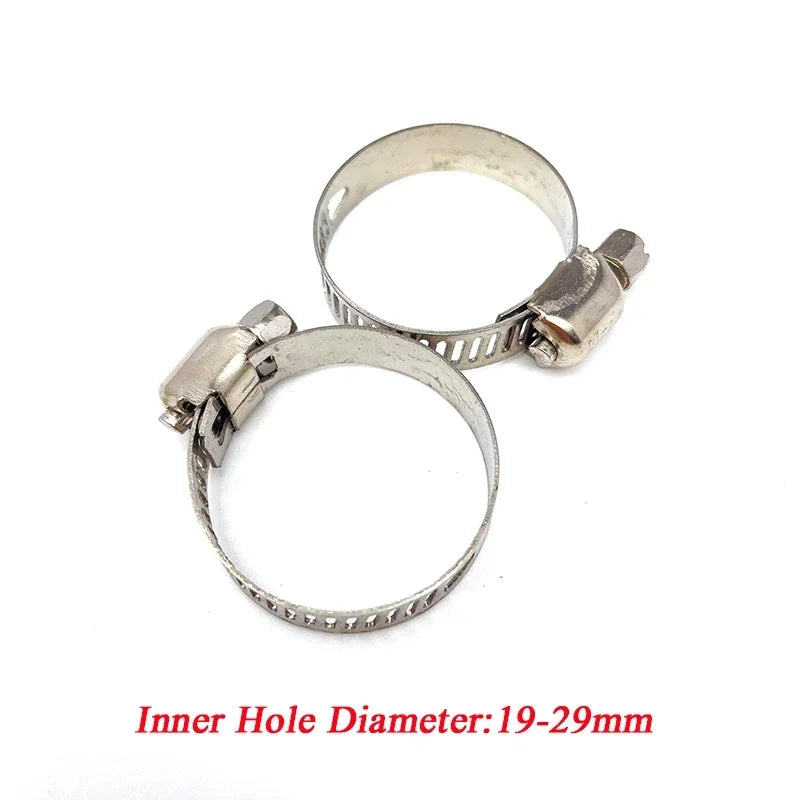 Air Diesel Parking Heater Stainless Steel Exhaust Pipe Tube Gas Vent Hose +Aluminum Foil Sleeve With Hose Clamp For Car Amagi