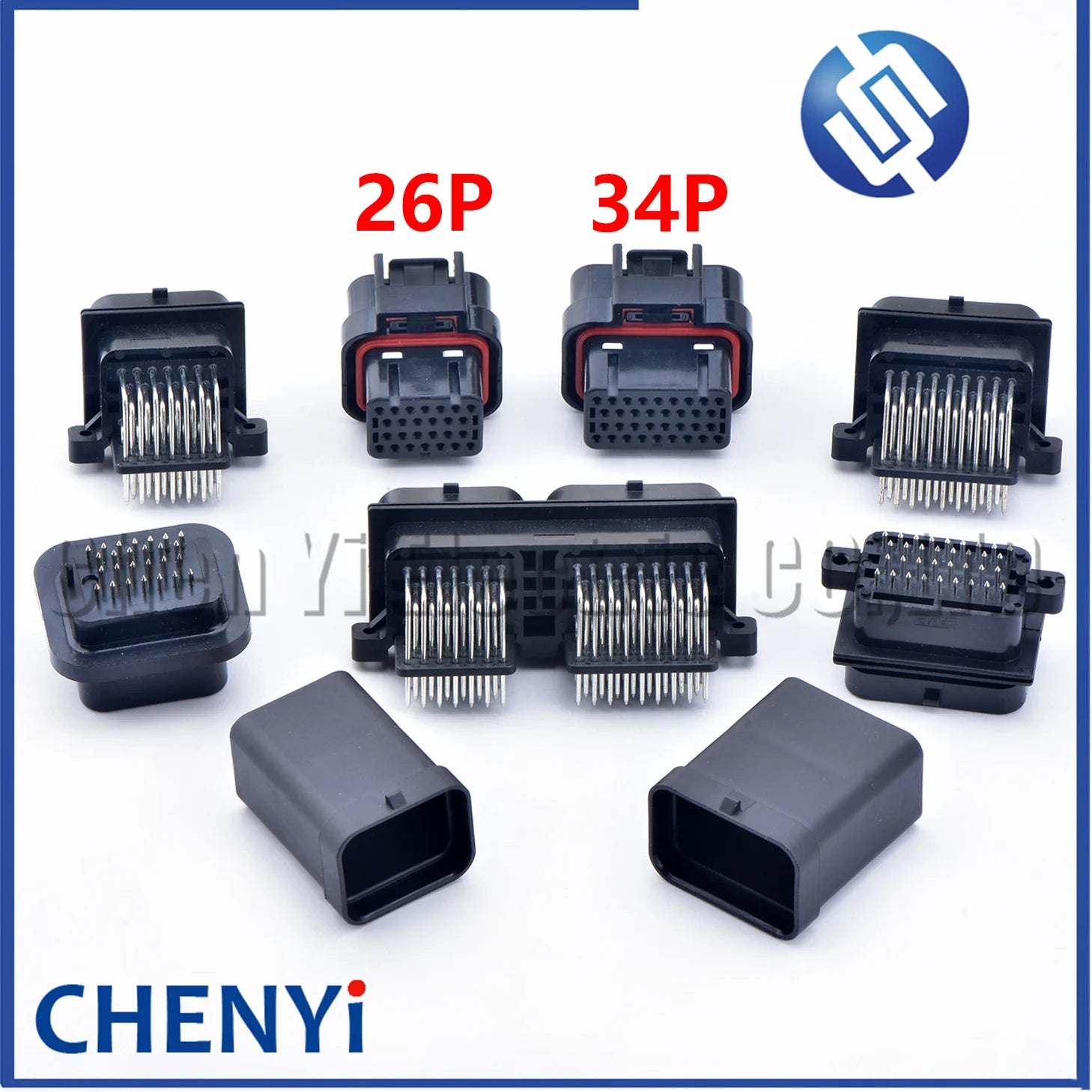26/34/60 Pin ECU PCB Mount Header Plug Connector 6437288-1 6437288-3 4-1437290-0 3-1437290-7 5-6447223-0 6437288-6 2-6447232-3