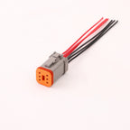 6 Pin Connector Waterproof 1.6mm Series Male Female Connectors Wiring Harness Housing Cable Socket DT04-6P-C017 DT06-6S-C017