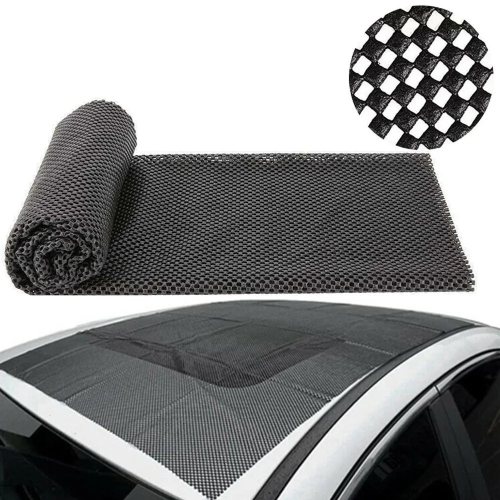120x100cm Car Trunk Anti-Slip Flexible Mat For Car Roof Trunk For Suv Rear Protective Luggage Foldable Vehicle Cargo Net