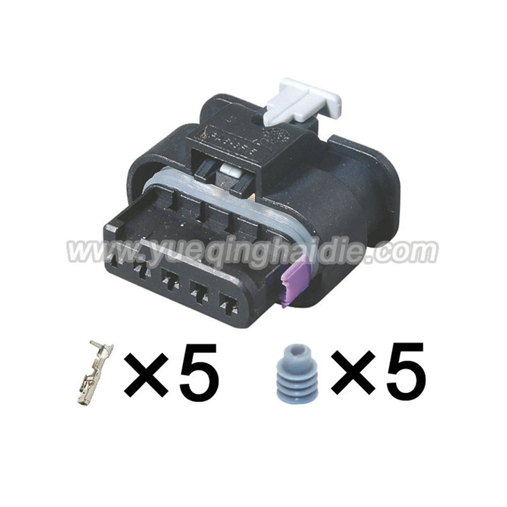 5Pin Connector Waterproof 1.2mm Male Female Connector Auto Air Flow Meter Sensor Cable Socket for Weicha 1-2141521-1 1-1718806-1
