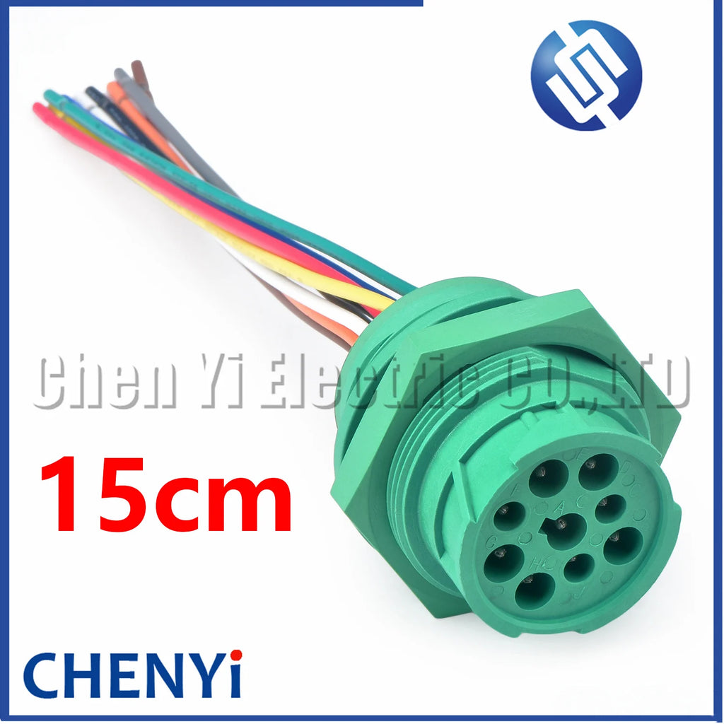 9 Pin Diagnosctic Tool circular Connector Plug HD16-9-1939S-P080 HD10-9-1939P-P080 HD10-9-1939P-BP03 For Deutsch Track J1939