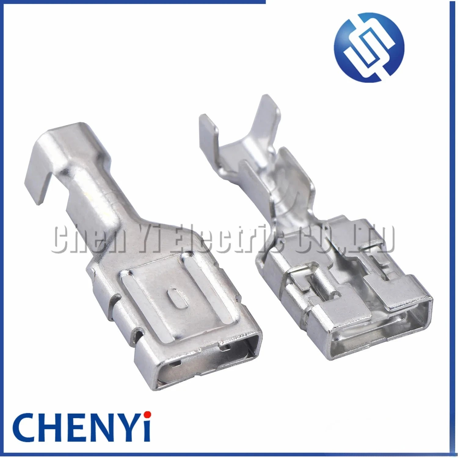 10/20 Pcs 9.5 mm Female Auto Crimping Wire Terminal Copper Splice Brass Pins G257 ST741394-3 7116-3250 7116-3250 DJ626-D9.5×1.2C
