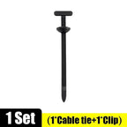 Universal Nylon Cable Ties Buckle Self Locking Heavy Duty Car Repair Fastener Auto Trunk Fender Engine Guard Panel Retainer Clip