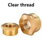 Brass BSP Reducing Hexagon Bushing Adapter Fitting,Male to Female Connector for Fuel,Water,Gas,Oil,1/8" 1/4" 3/8" 1/2" 3/4" 1"
