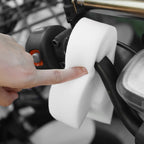 Wave Shaped Windproof Cotton Grip Winter Riding Thickened Fluffy Cotton Core Windproof Electric Motorcycle Handlebar Warm Pad