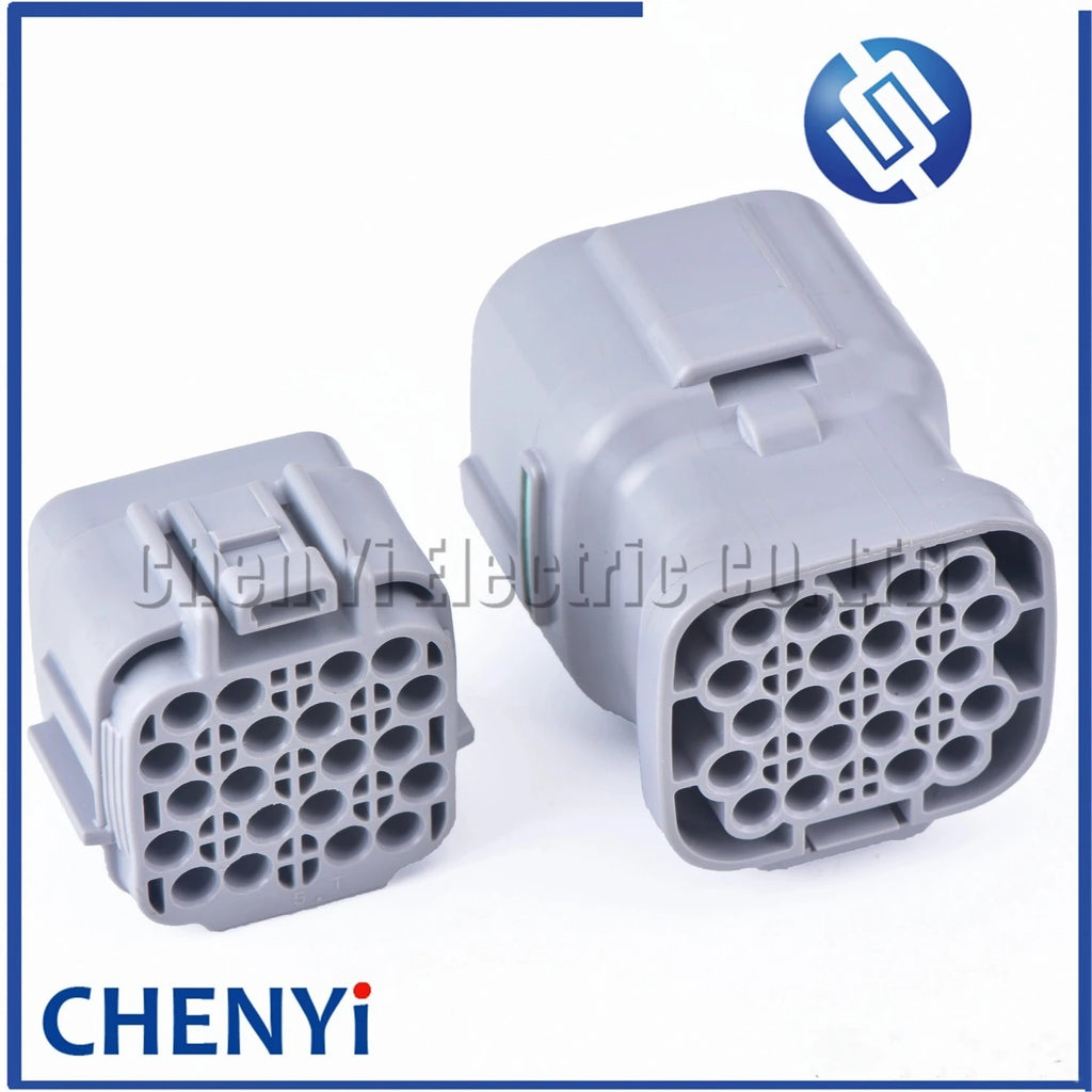 20 Pin Auto waterproof Electrical Control Board Connector Excavator Hydraulic Pump Plug 6189-0714 6188-0494 For DL 040 Serie