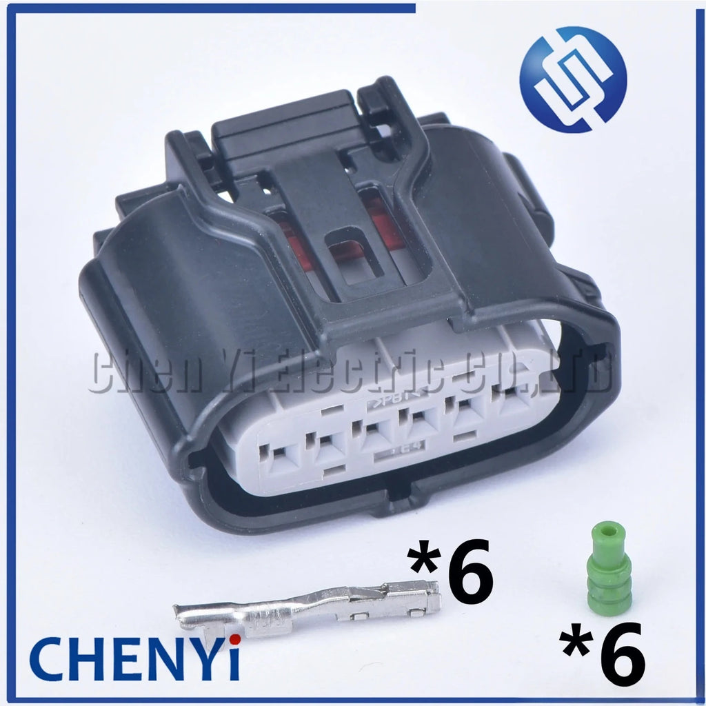 6 Pin Automotive Accelerator Pedal Connector MAF Reversing Radar 12831 6189-7100 For Toyota Subaru Mazda Nissan