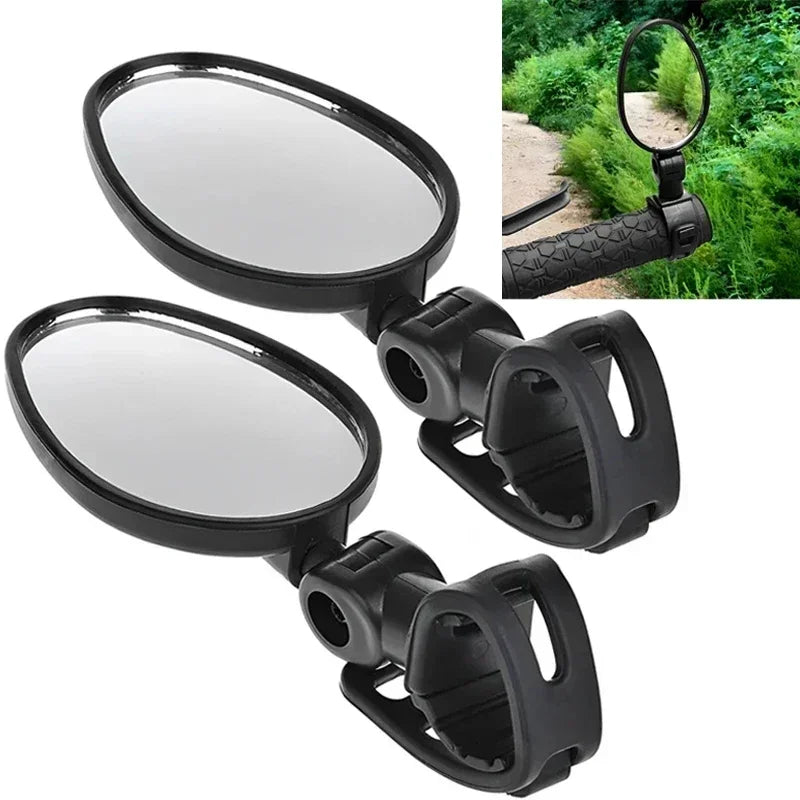 Universal Bicycle Handlebar Mirror 360° Adjustable Rear View for Bike Motorcycle Cycling Safety Amagi Mount Design Amagi