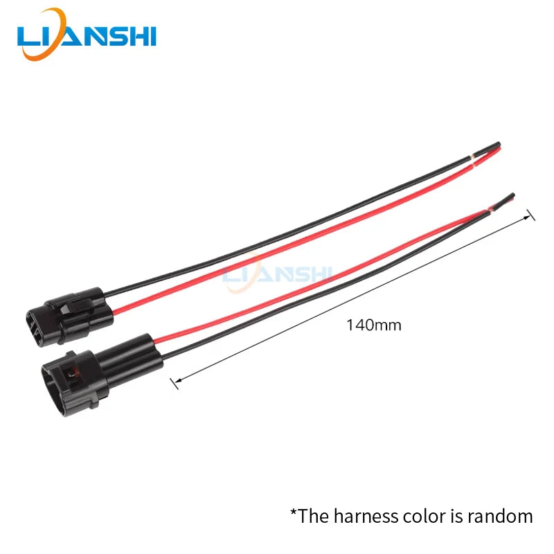6187-2172 Male/female head 6180-2182 Car connector fog lights modified 2p waterproof wiring harness plug