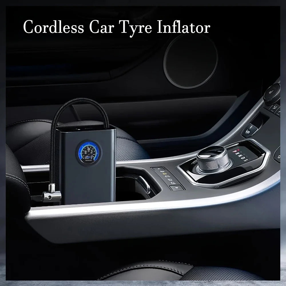 Inflator Portable Air Compressor 3000mAh Air Pump for Car Tires Electric Bike Tire Motorcycle Auto Ball Bicycle 5V USB Charge