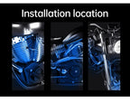 RGB Motorcycle LED Light Kits App Control Waterproof Lights For Motorcycles Music Scene Modes Motorcycle Underglow Lights Tools