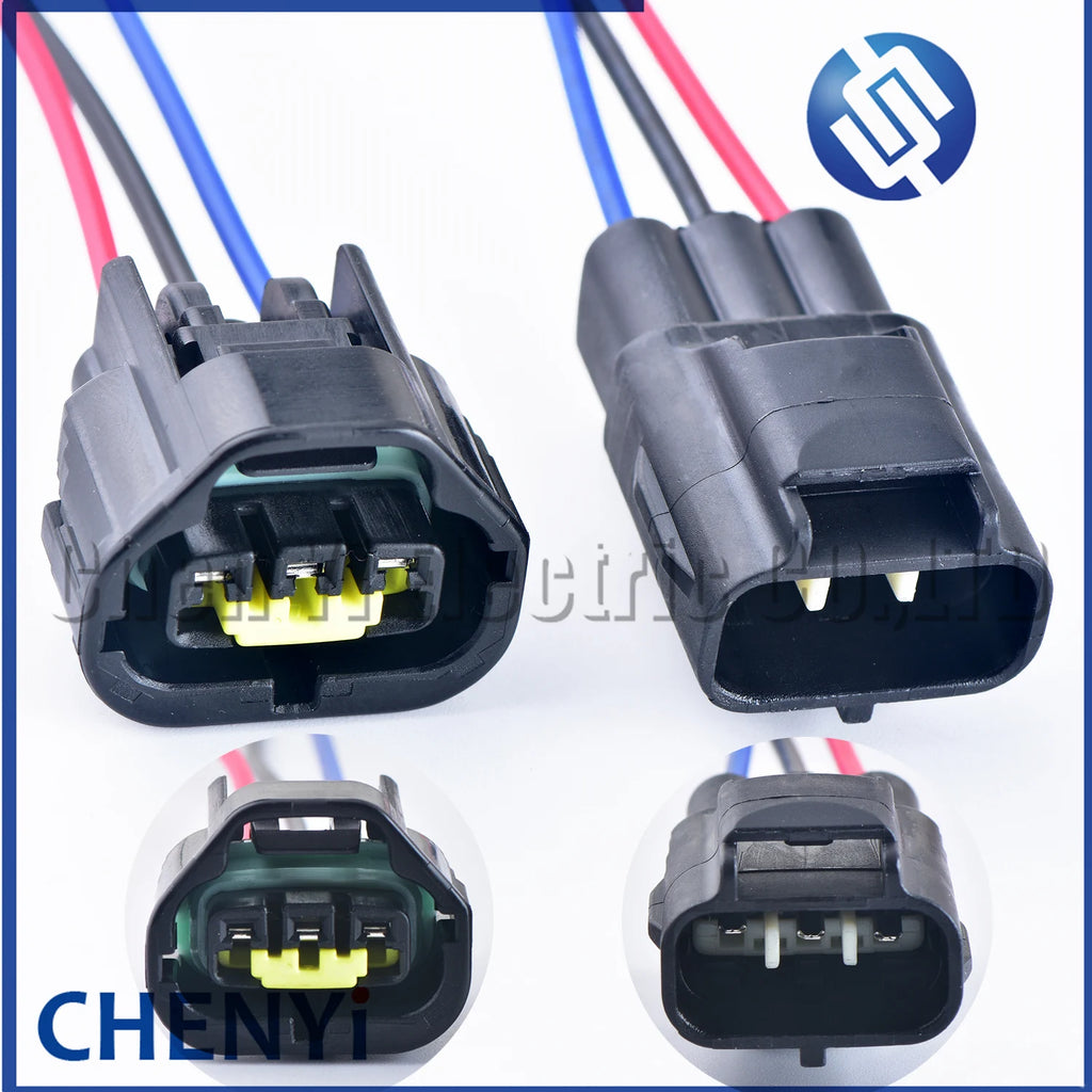 3 Pin Automobile waterproof connector car Engine Crankshaft Position Sensor plug 7283-4535-30 90980-16238 for Jeep Chrysler