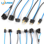 5pcs Automotive headlights high beam low light bulb holder H1 H3 H7 H4 high temperature receptacle lamp plug adapter