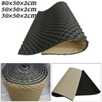 2cm Car Sound Deadener Noise Insulation Acoustic Dampening Foam Subwoofer Mat Car Hood Insulation Silent