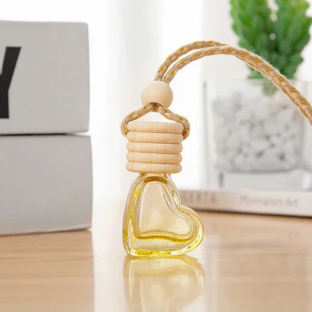 Perfume Bottle Ornament Hanging Empty Bottle Essential Oil Diffuser Fragrance Air Freshener Scent Car Interior Accessory Amagi