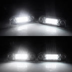 1Pcs LED car license plate light 12V white light for Volvo S40 S60 S80 XC70 XC60 Rear Lights Number Plate Lamp Replacement