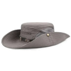 Summer Men Outdoor UV Protection Wide Brim Hiking Hat Mesh Fisherman Hat Beach Sunscreen Cap Summer Bucket Hats Men Amagi