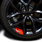 New 6Pcs Reflective Car Wheel Rim Sticker Wheel Hub Decals for CHERY TIGGO 3 4 5 7 PRO 8 Vinyl Stickers Hash Mark Stripe amagi