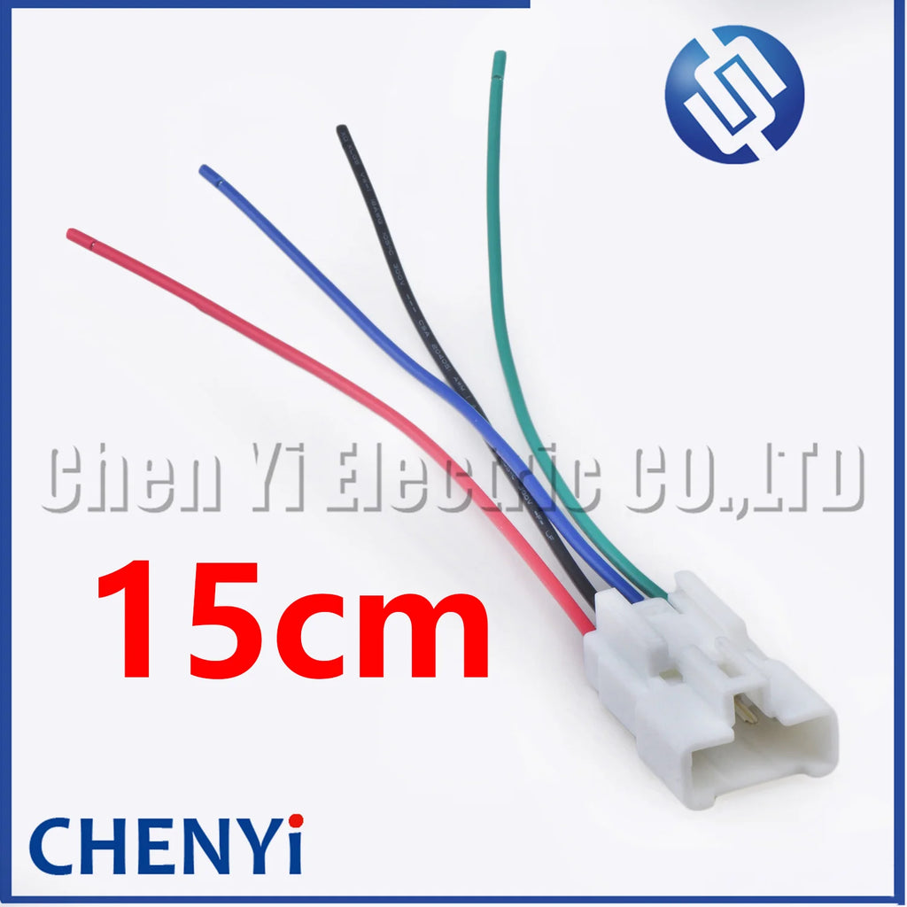 4 Pin Automotive connector Speaker audio horn Wire harness plug MG641041 MG651038 For Hyundai Kia