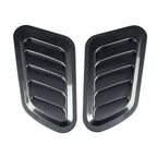 Universal Carbon Fiber Car Decorative Cell Air Flow Intake Hood Scoop Bonnet Vent Cover Stickers Decoration Styling Amagi