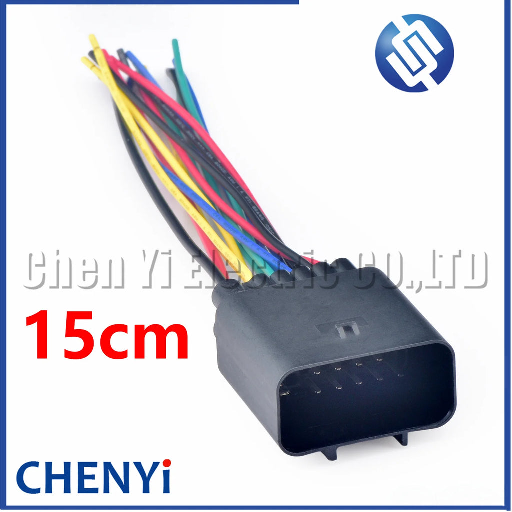 16 Pin Car bumper radar sensor connector Trailer power harness socket plug 2304884-1 2404880-1 2304887-1 2404884-1 521194A