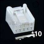 10 Pin Automotive connector Car electric tailgate wiring harness plug 7187-8848 7186-8848 For Honda
