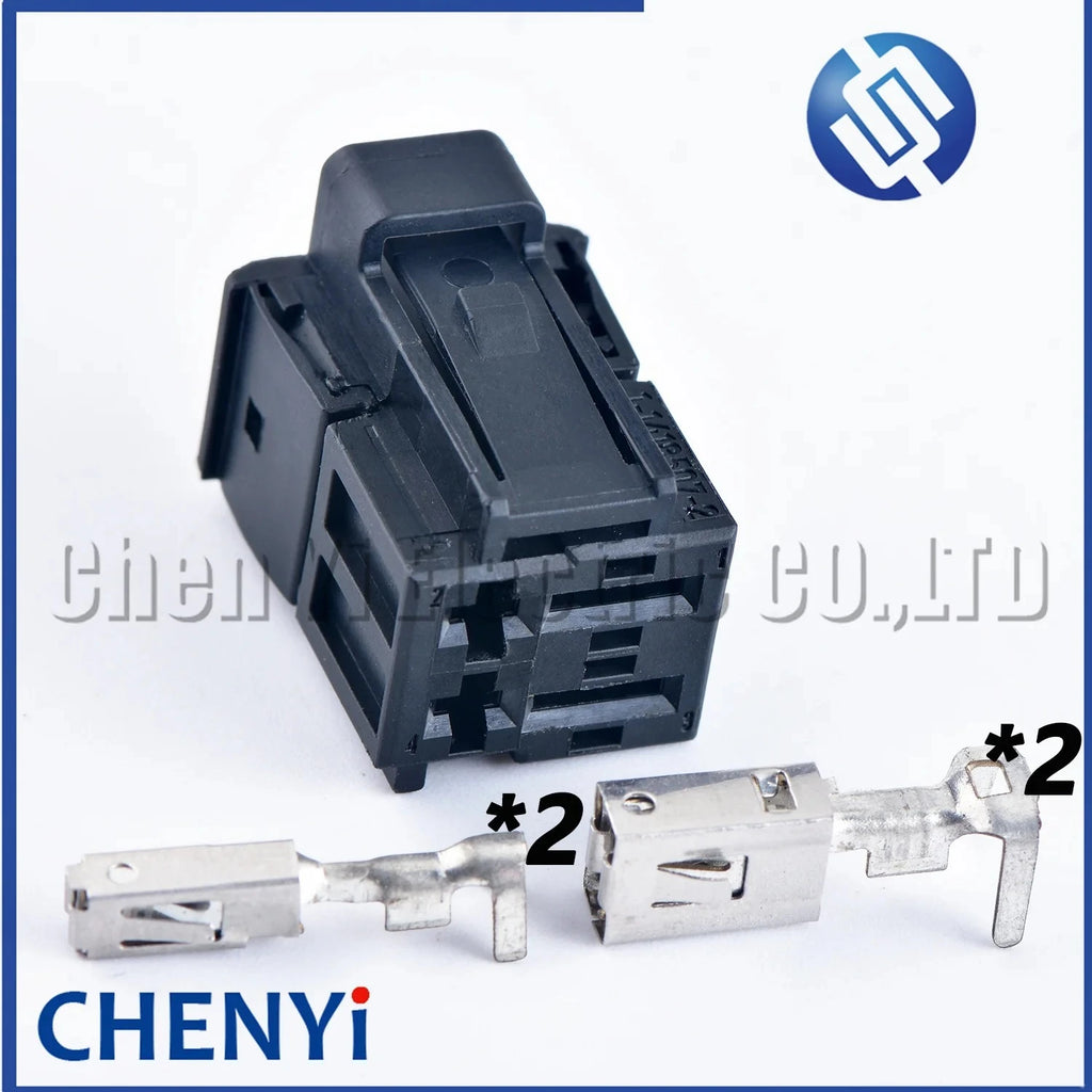4 Pin 2B+2S Composite female automotive connector Seat Heater blower Wire harness Plug 4H0972704 1-1418507-2