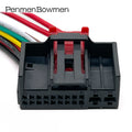 1 Set 20 Pin Auto 1K0971975 Air Conditioning Controller Electrical Cable Connectors Wire Harness Plug 1-1394805-1 1-1394803-1