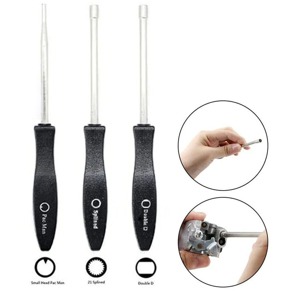 3 Pcs Carburetor Adjustment Screwdriver Carburetor Adjustment Chainsaw Tool For Husqvarna Poulan Carburetor Repair Tool
