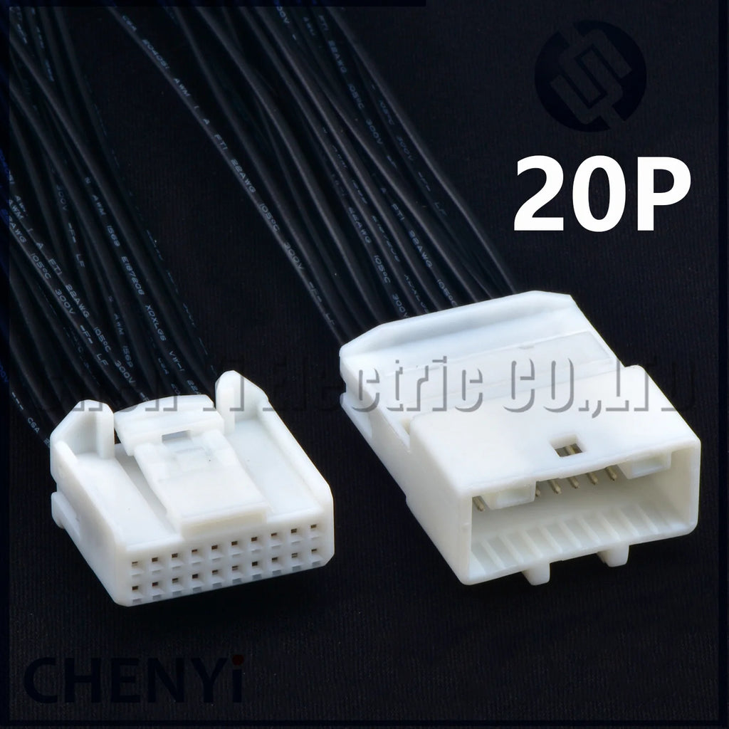 20 Pin Auto Car CD Player Wire Connector Audio vehicle Wire harness Plug 1473750-1 1473807-1 For Toyota Nissan