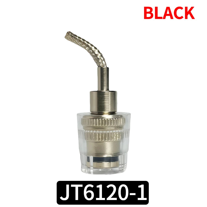 4/10/20PCS Clear Speaker Binding Posts with Banana Plug Sockets, Gold-Plated Copper Terminals for Amplifier, HiFi,Audio Speakers
