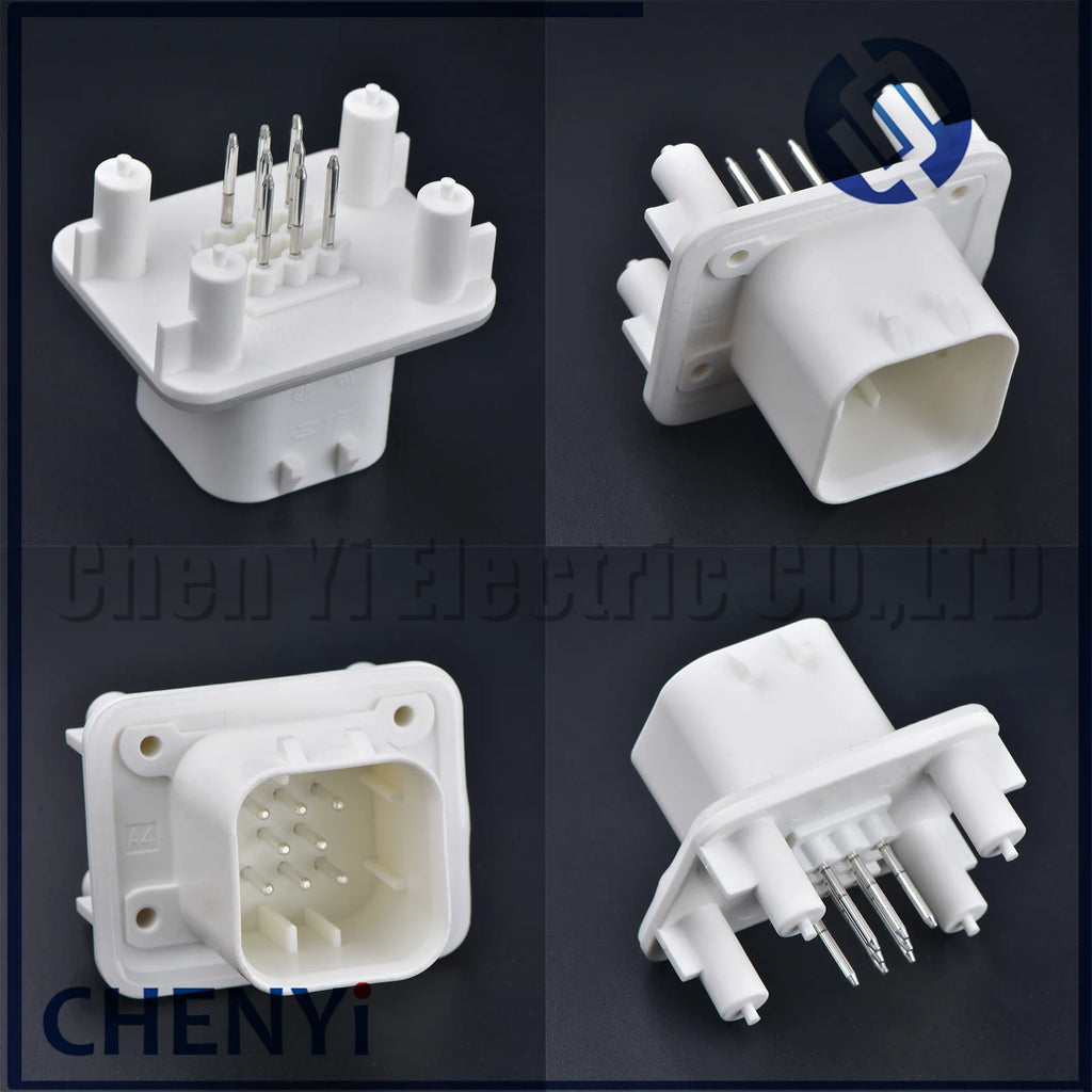 White 8 Pin Male or Female Waterproof Automotive ECU Connector EPEC PCB Wire harness plug 776286-2 776276-2 776280-2 With Pins