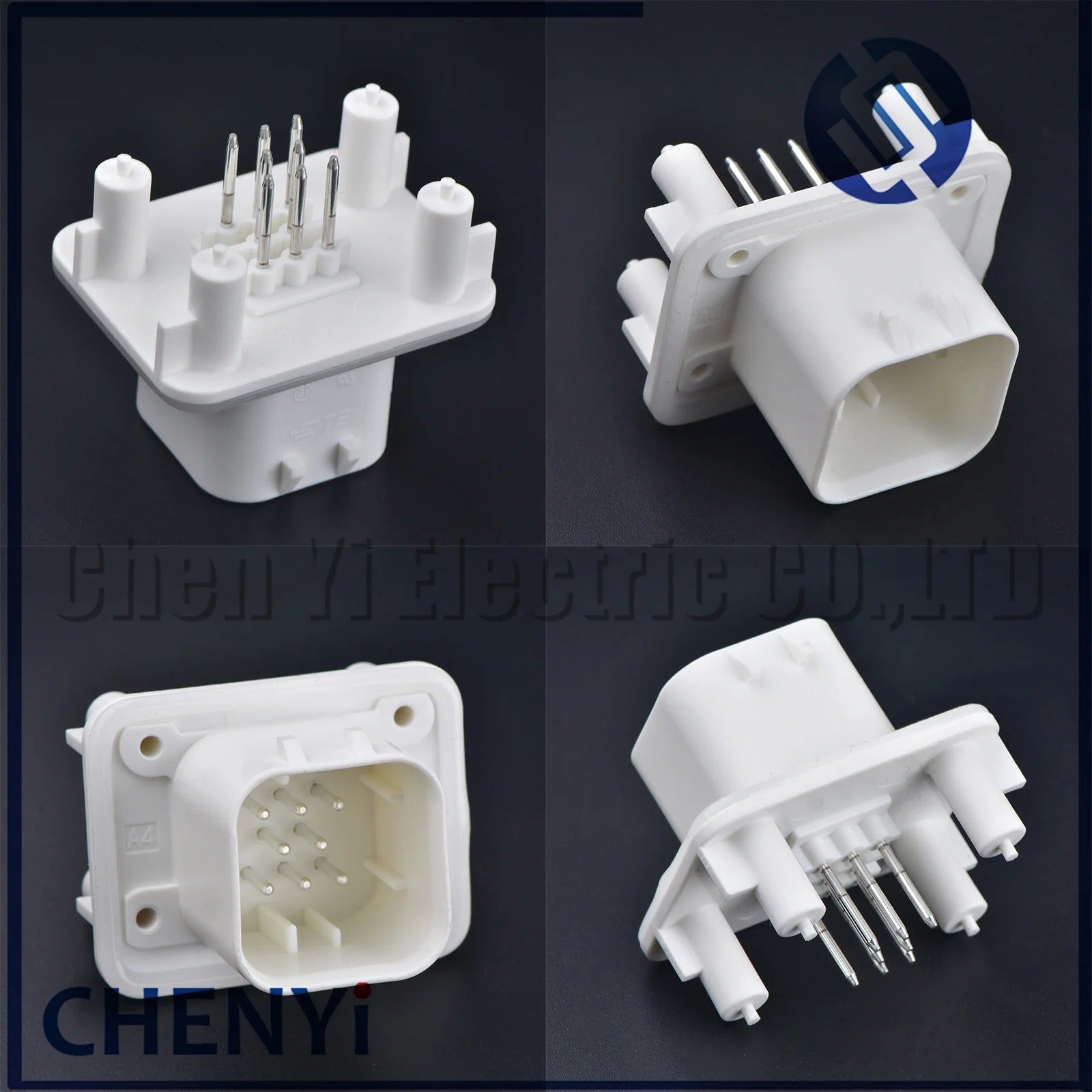 White 8 Pin Male or Female Waterproof Automotive ECU Connector EPEC PCB Wire harness plug 776286-2 776276-2 776280-2 With Pins