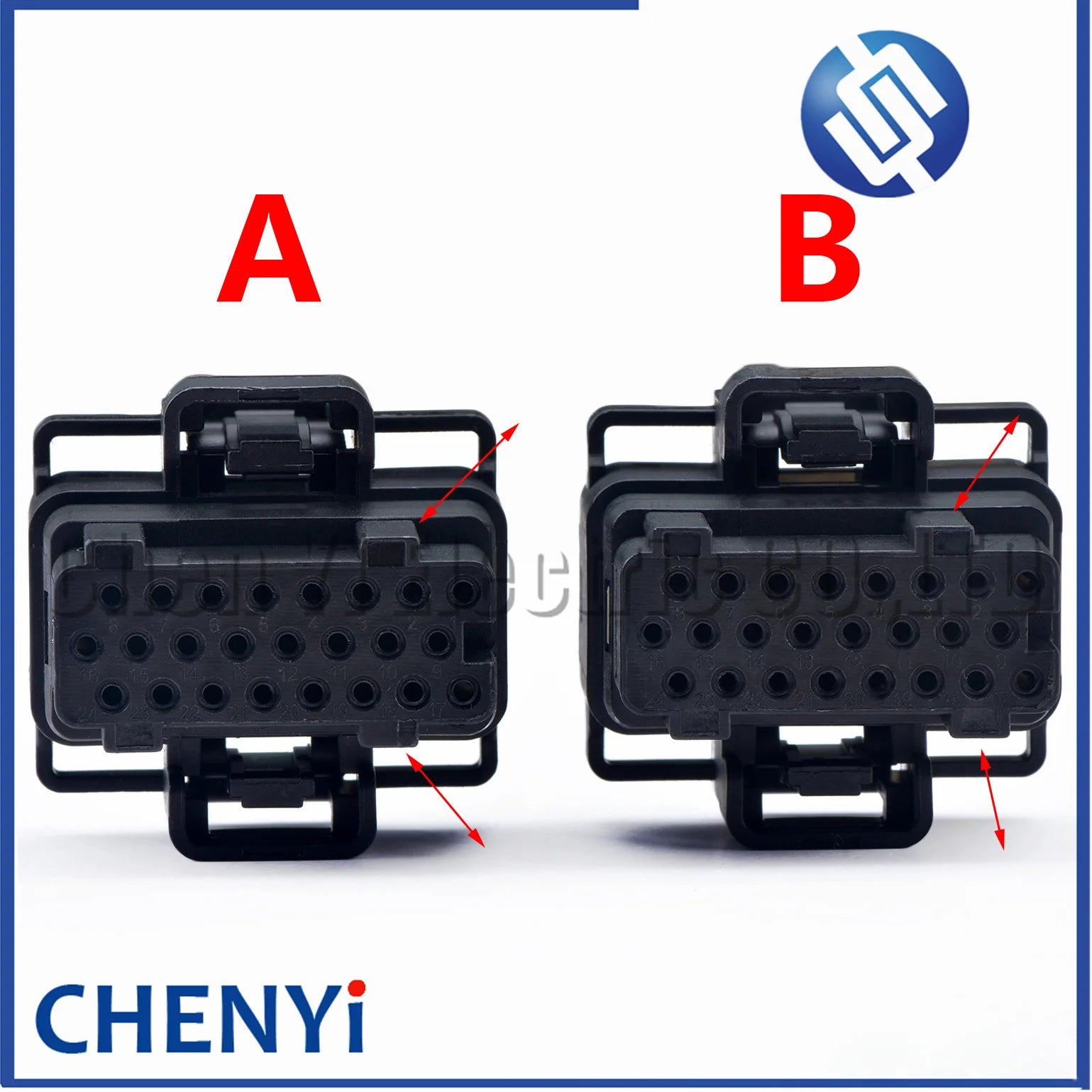 16 Pin Automotive waterproof connector Urea pump Computer board plug With  pins and back cover 4-1437287-5 4-1437287-6