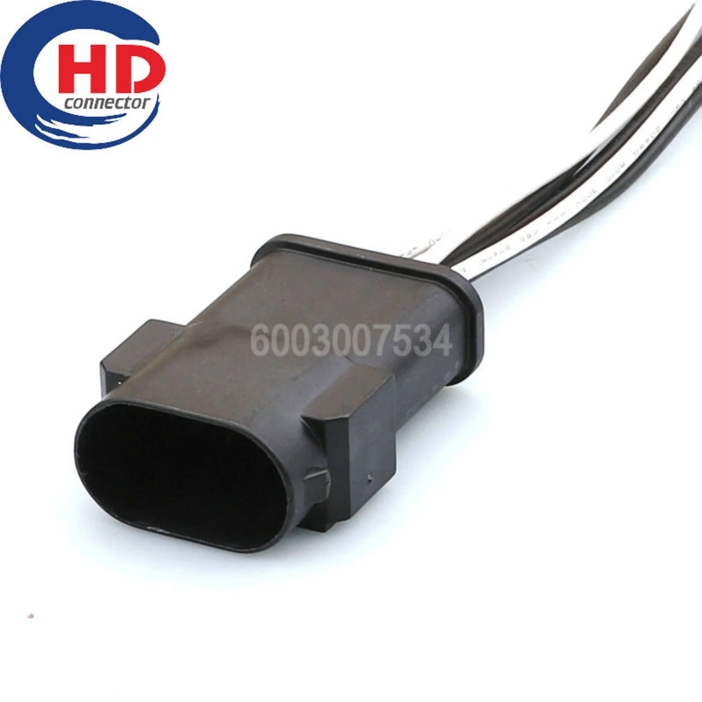 6 Pin Connector Waterproof 0.6mm Male Female Connectors Motorcycle Electrical Harnesses Wiring Harness For Benz 2-967616-1