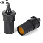 5 Pcs/lot 12V 24V DIY Extension Female Cigarette Lighter Cord Inline Socket Connector Conversion Plug Car Accessories