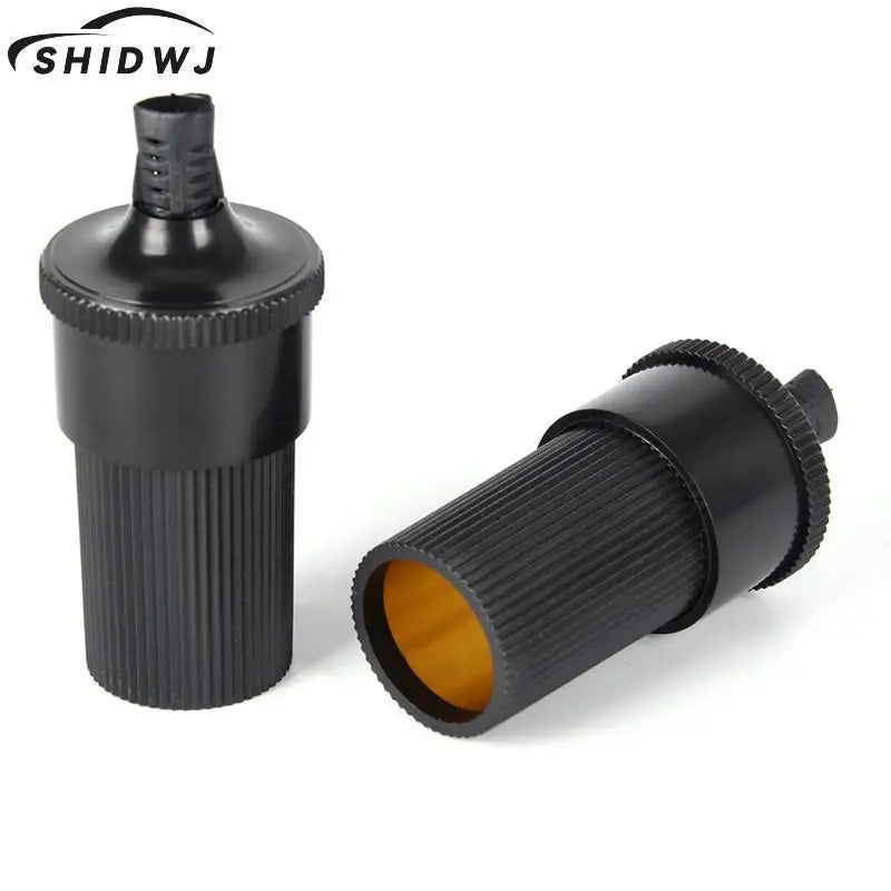 5 Pcs/lot 12V 24V DIY Extension Female Cigarette Lighter Cord Inline Socket Connector Conversion Plug Car Accessories