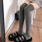 Knitted Lace Thigh High Stockings for Women Girls Casual Long Socks Sexy Tube Legging Lolita Over The Knee Leg Warmer Amagi