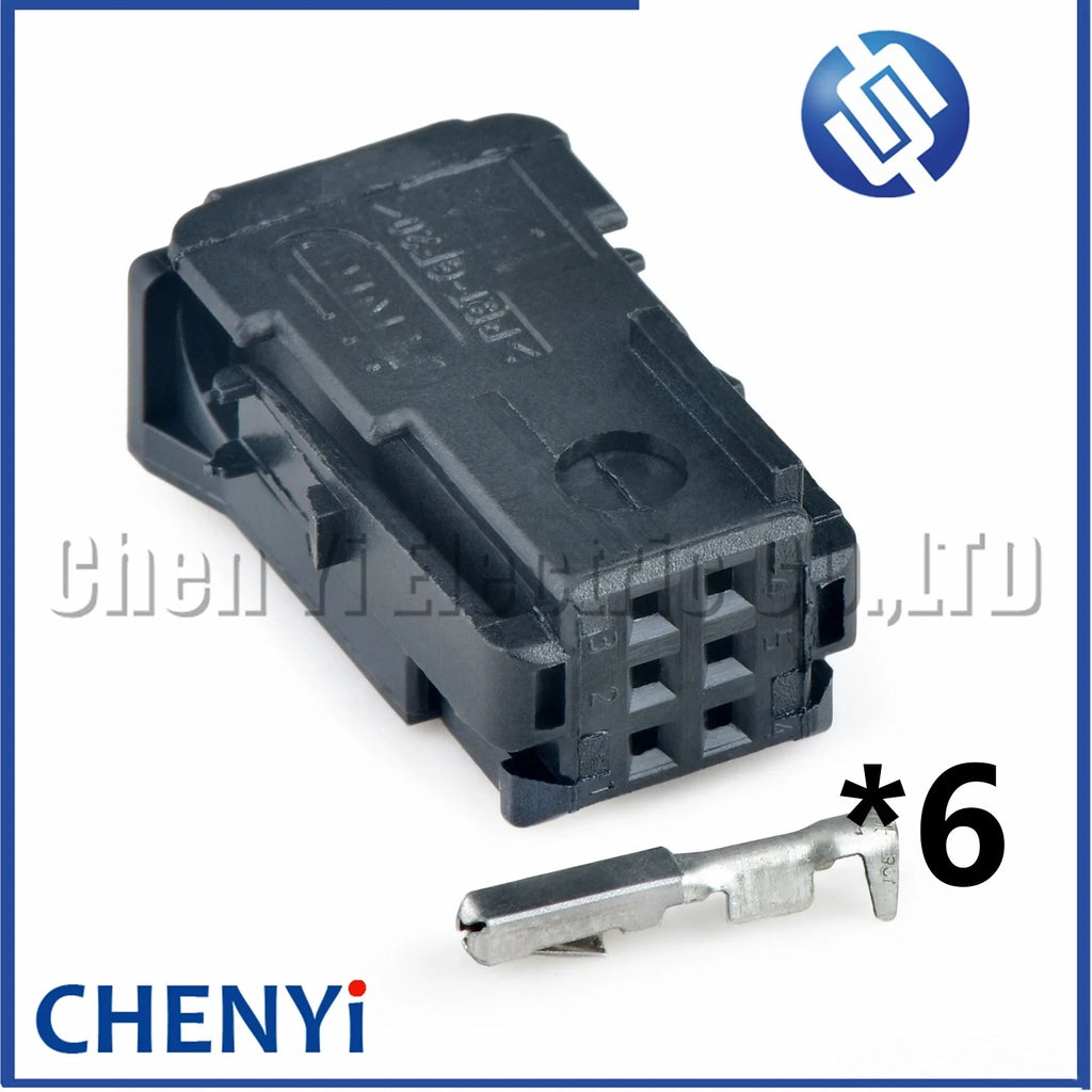 6 Pin Auto RD9 RD45 CD player connector Rear view mirror plug 953382-1 953382-2 953382-3 953382-4 For PEUGEOT 301 CITROEN C4 C5