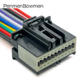 20 Pin 2.54mm Auto Camera Module Plug Wiring Harness Car Female Electrical Cable Connectors With Cable 34729-0200