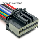 20 Pin 2.54mm Auto Camera Module Plug Wiring Harness Car Female Electrical Cable Connectors With Cable 34729-0200