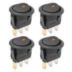 Automotive Rocker Switch 12V 3 Pin Cat Eye LED Light ON OFF Toggle Dash Replacement for Car Motorcycle Marine Boat RV Parts New