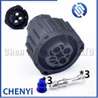 3 Pin female or male Automotive waterproof Circular connector Truck heavy machinery Plug 1-967325-2 1-967402-2 With  pin