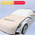 Universal Thicken Car Snow Cover Extra Large Windshield Hood Protection Cover Snowproof Anti-Frost Sunshade Protector Accessorie